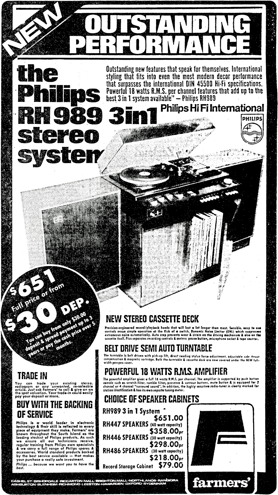 Philips 23RH989 '3-in-1 Stereo System'